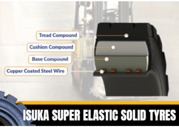 ISUKA premium solid forklift tire