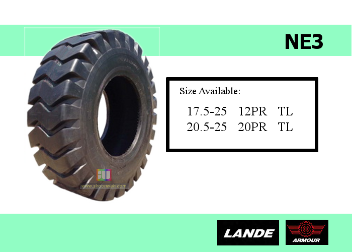 20.5-25 Lande (Armour) 20PR NE3 tubeless OTR TL tires
