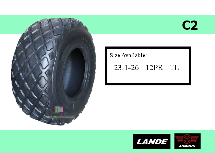 23.1-26 Lande (Armour) 12PR C2 OTR tubeless TL tires