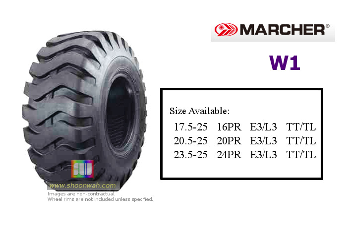 20.5-25 20PR E3/L3 W1 Marcher OTR tractor tire available in malaysia