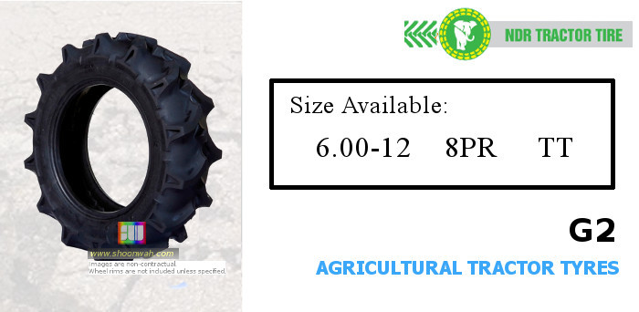 600-12 6-12 6.00-12 600x12 NDR G2 (R1) premium agriculture tractor trailer tires