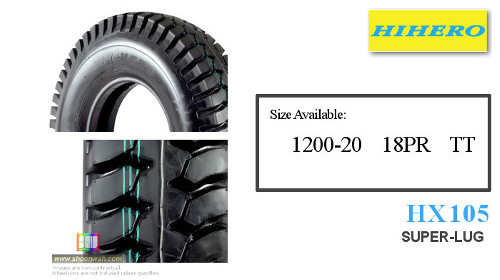 12.00-20 HX105 SUPER-LUG 18PR HIHERO truck bus tire