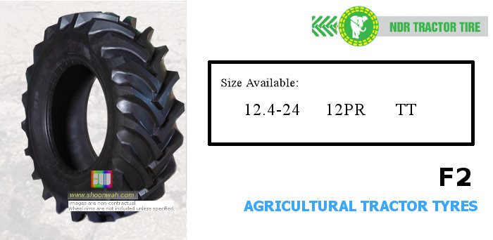 12.4-24 NDR 12PR F2 premium agriculture ag tractor tire made in vietnam