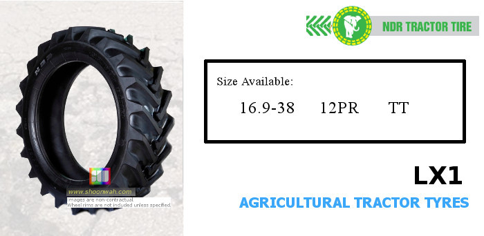 16.9-38 NDR 12PR LX2 R-1 R1 r1 premium agriculture ag tractor tire made in vietnam