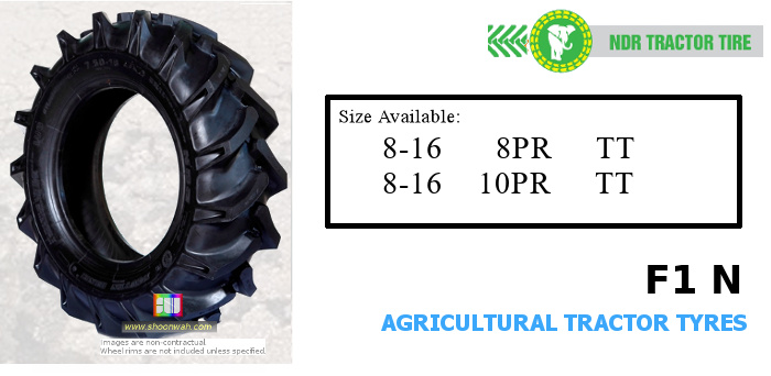 8-16 F-1 F1 8PR NDR premium agriculture ag tractor tire made in vietname