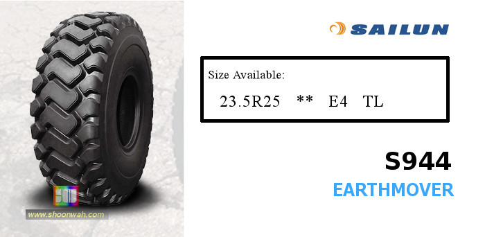 23.5R25 ** SAILUN S944 E4 wheel loaders shovel trucks Tubeless TL OTR Radial Tires
