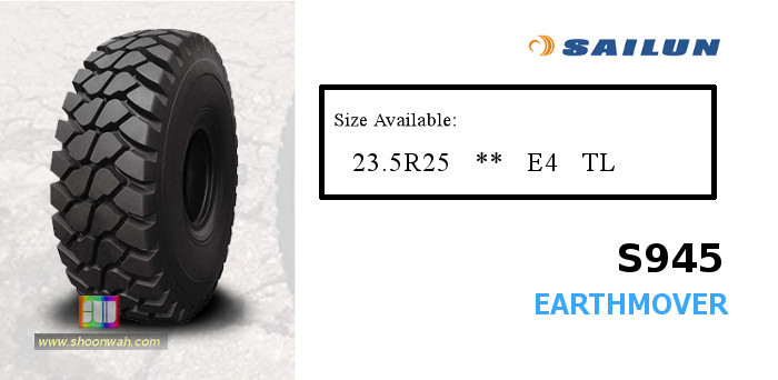 23.5R25 ** SAILUN S945 E4 wheel loaders shovel trucks Tubeless TL OTR Radial Tires