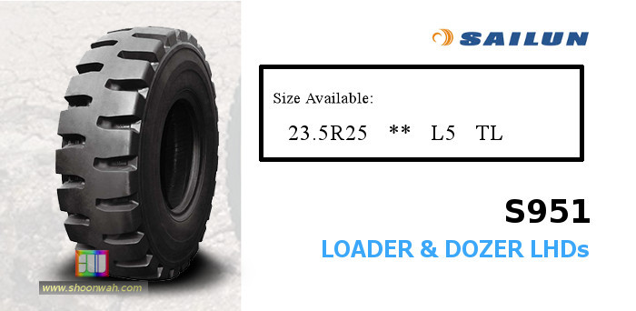 23.5R25 ** SAILUN S951 L5 Loader & Dozer Service trucks Tubeless TL OTR Radial Tires